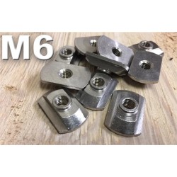 T-Nut M6 for foil - Stainless